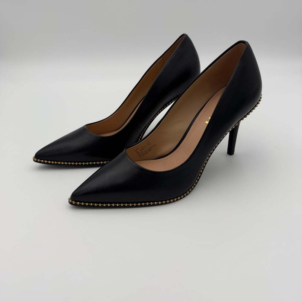 Coach Waverly Beadchain Pointed-Toe Pumps